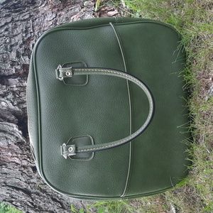 Vintage Avocado Green Soft Case Carry-on Bag